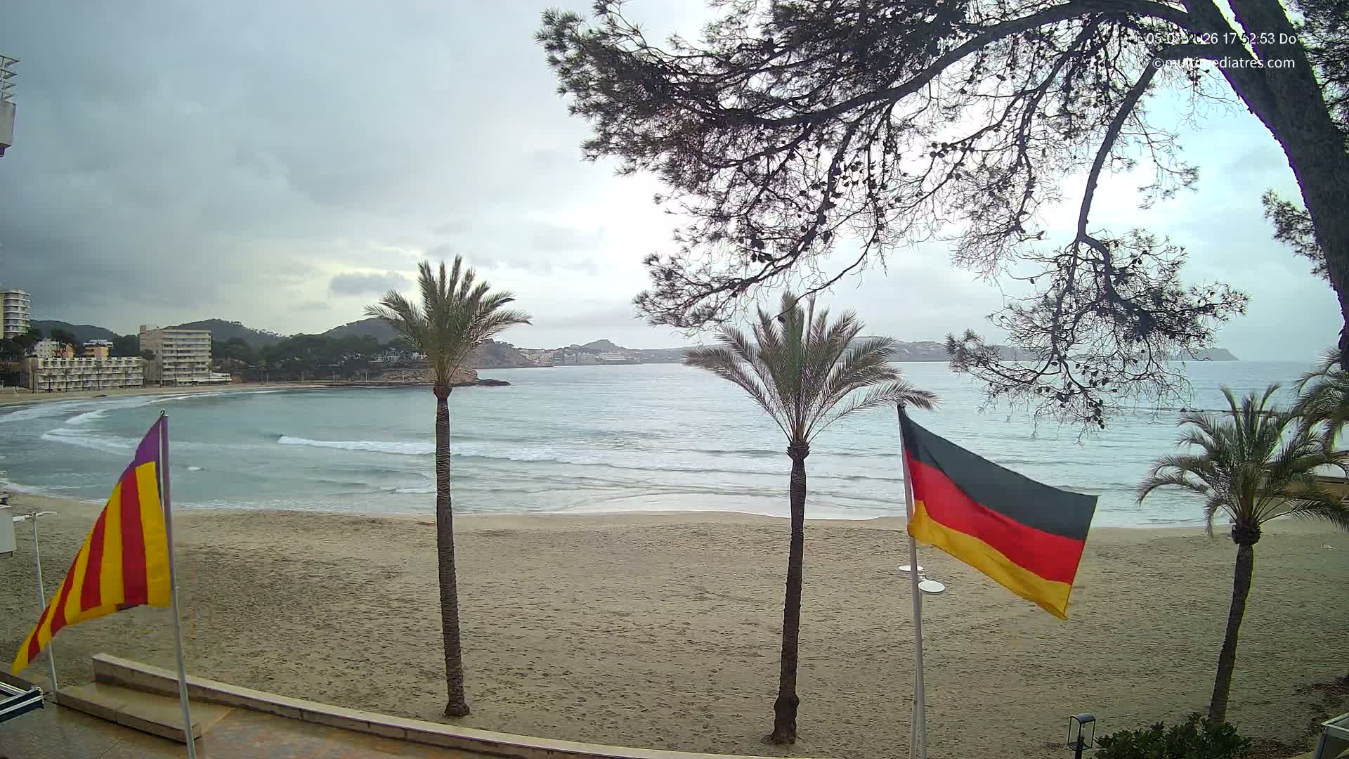 Mallorca, Perguera Palmira Beach Live Cam - Balearic Islands, Spain