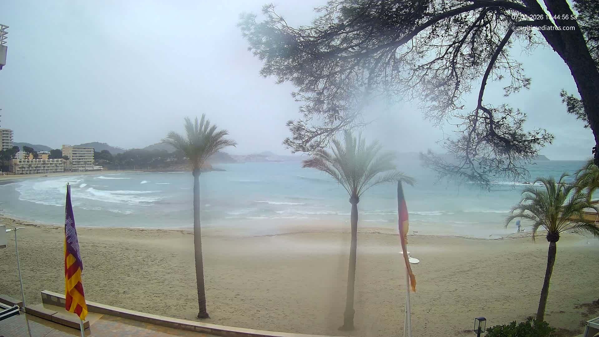 Mallorca, Perguera Palmira Beach Live Cam - Balearic Islands, Spain