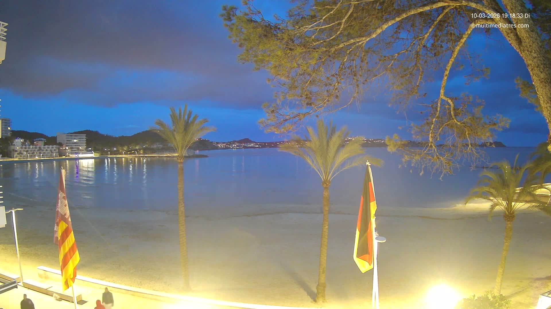 Mallorca, Perguera Palmira Beach Live Cam - Balearic Islands, Spain