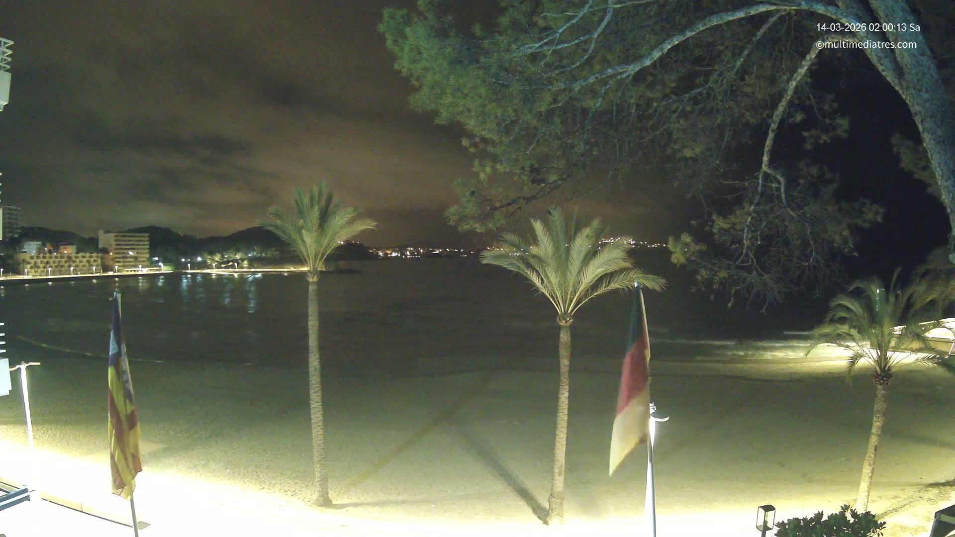 Mallorca, Perguera Palmira Beach Live Cam - Balearic Islands, Spain