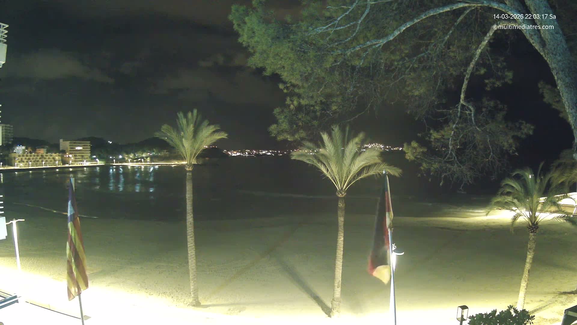 Mallorca, Perguera Palmira Beach Live Cam - Balearic Islands, Spain
