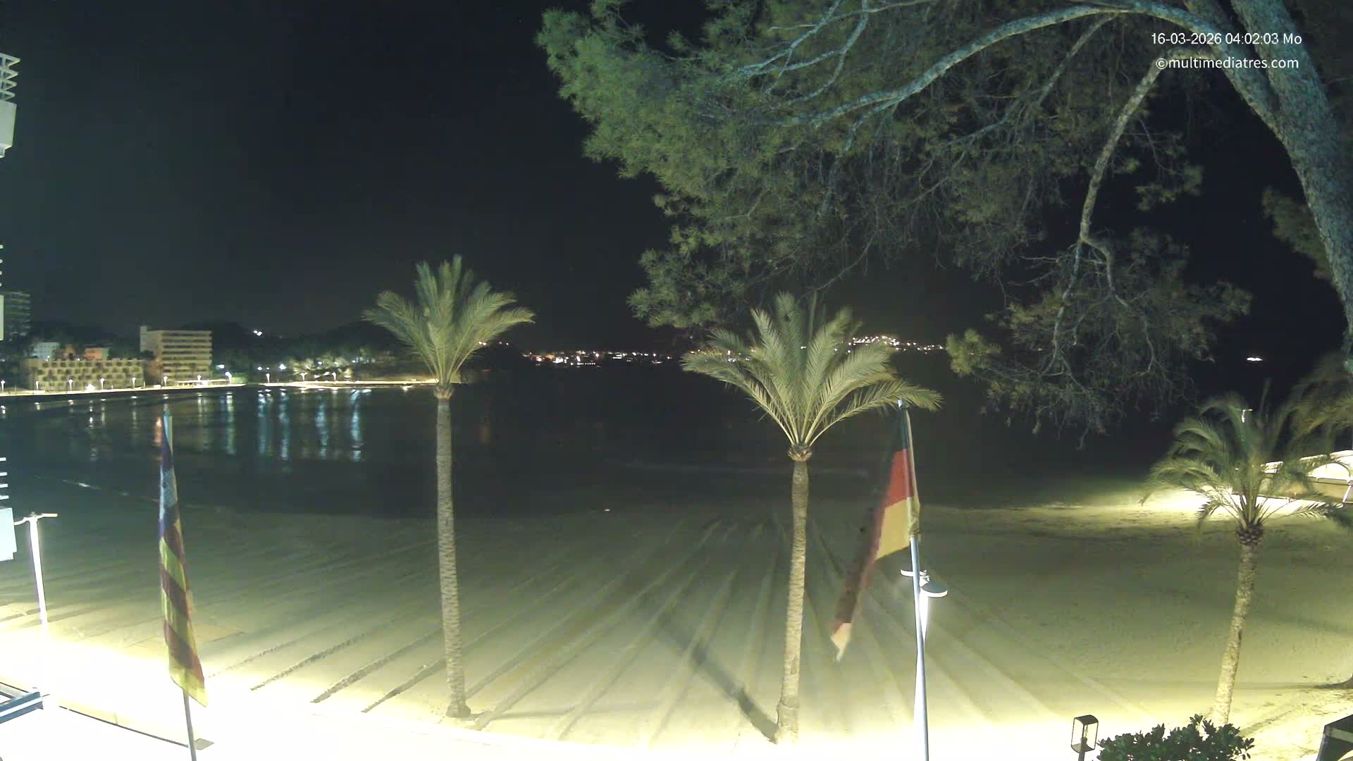 Mallorca, Perguera Palmira Beach Live Cam - Balearic Islands, Spain