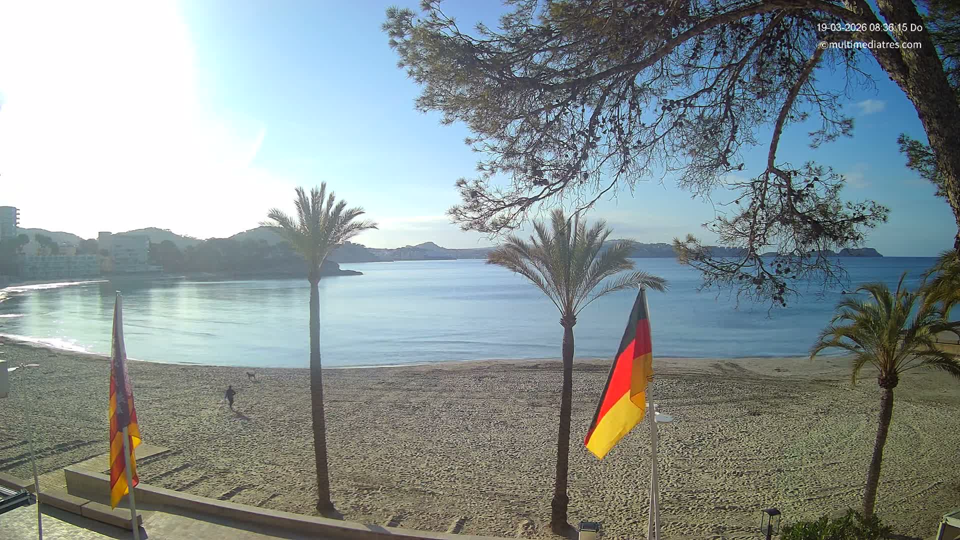 Mallorca, Perguera Palmira Beach Live Cam - Balearic Islands, Spain