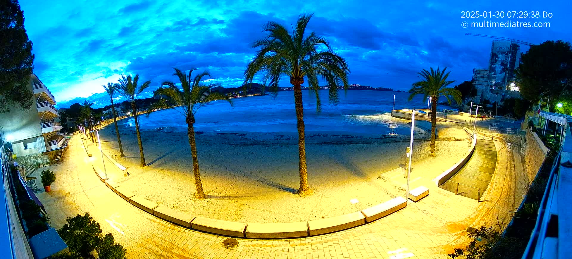 Mallorca, Peguera Palmira Beach by Rendezvous Garden Live Cam - Balearic Islands, Spain