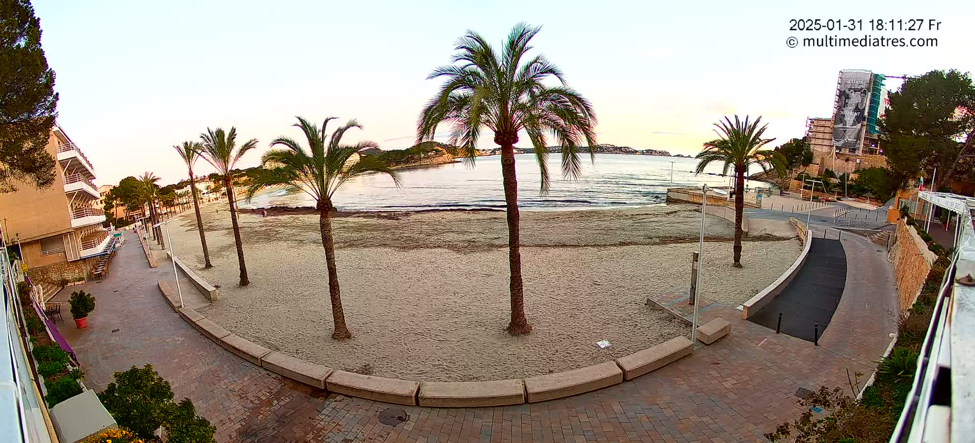 Mallorca, Peguera Palmira Beach by Rendezvous Garden Live Cam - Balearic Islands, Spain