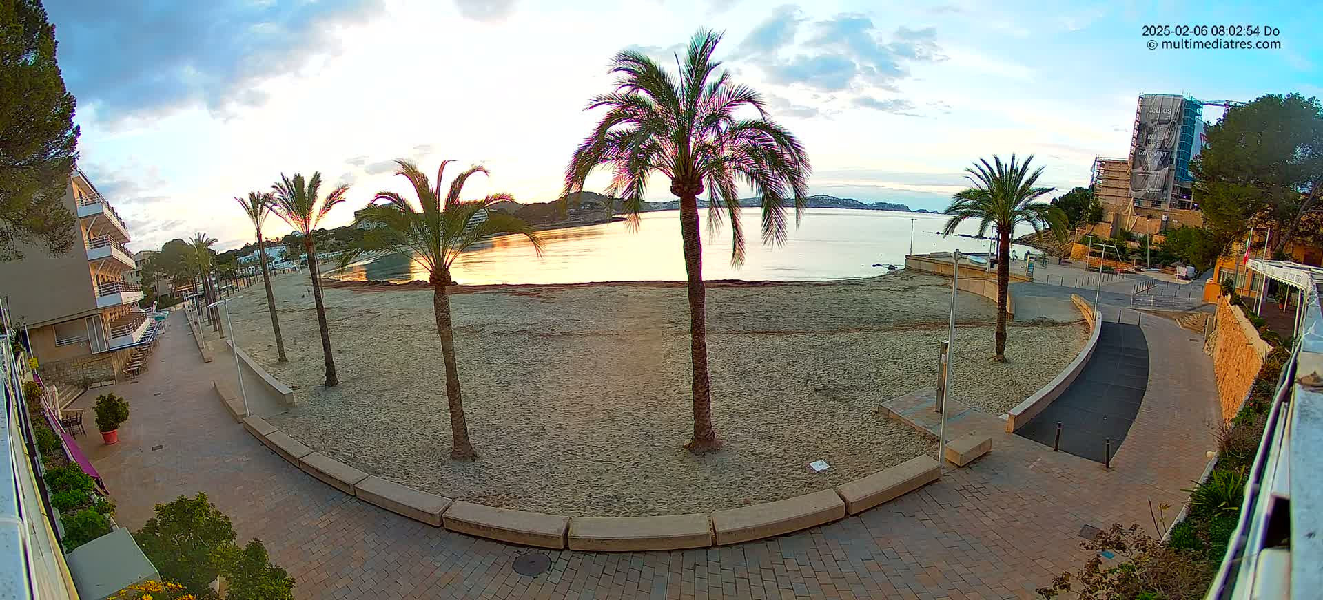 Mallorca, Peguera Palmira Beach by Rendezvous Garden Live Cam - Balearic Islands, Spain