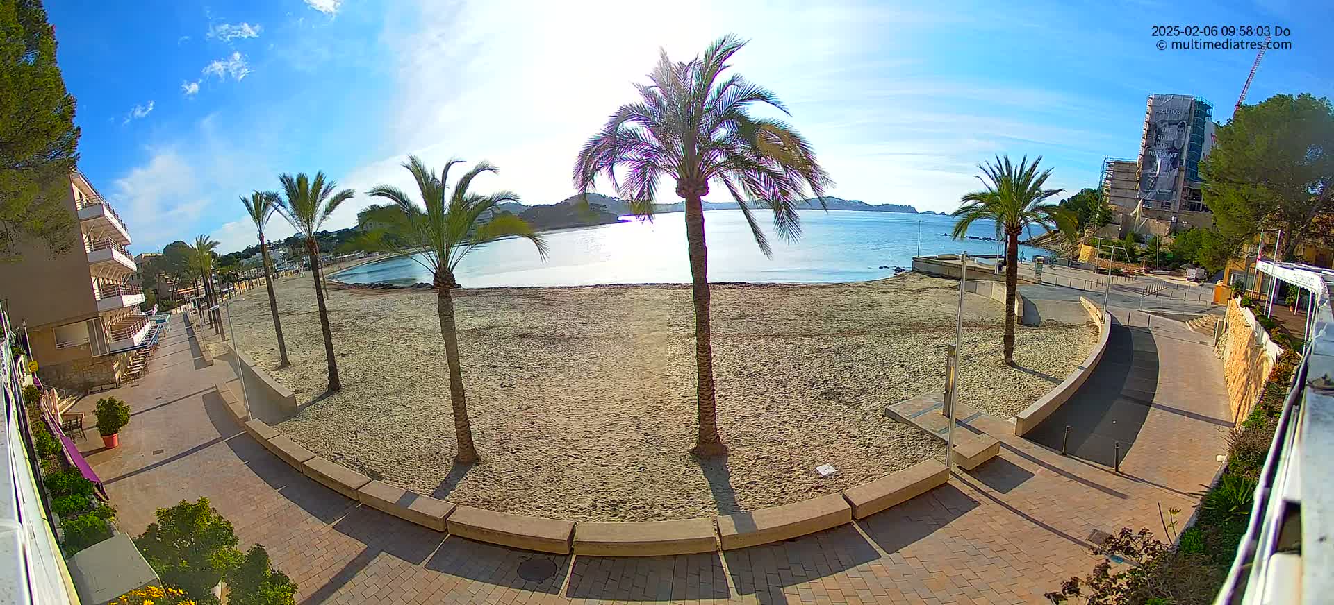 Mallorca, Peguera Palmira Beach by Rendezvous Garden Live Cam - Balearic Islands, Spain