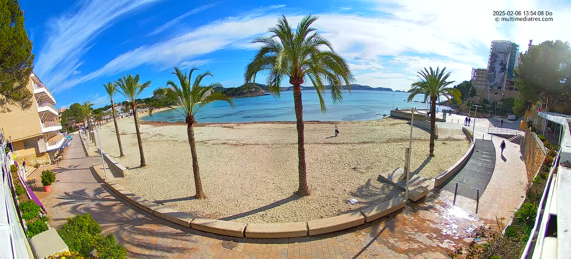 Mallorca, Peguera Palmira Beach by Rendezvous Garden Live Cam - Balearic Islands, Spain