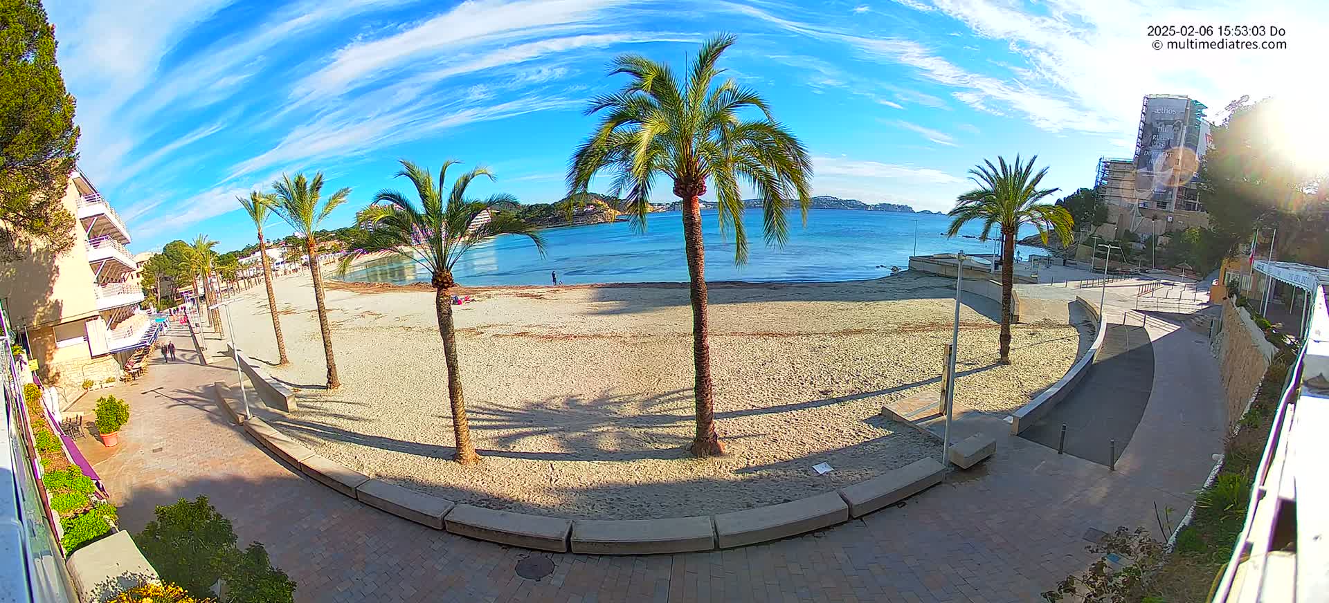 Mallorca, Peguera Palmira Beach by Rendezvous Garden Live Cam - Balearic Islands, Spain