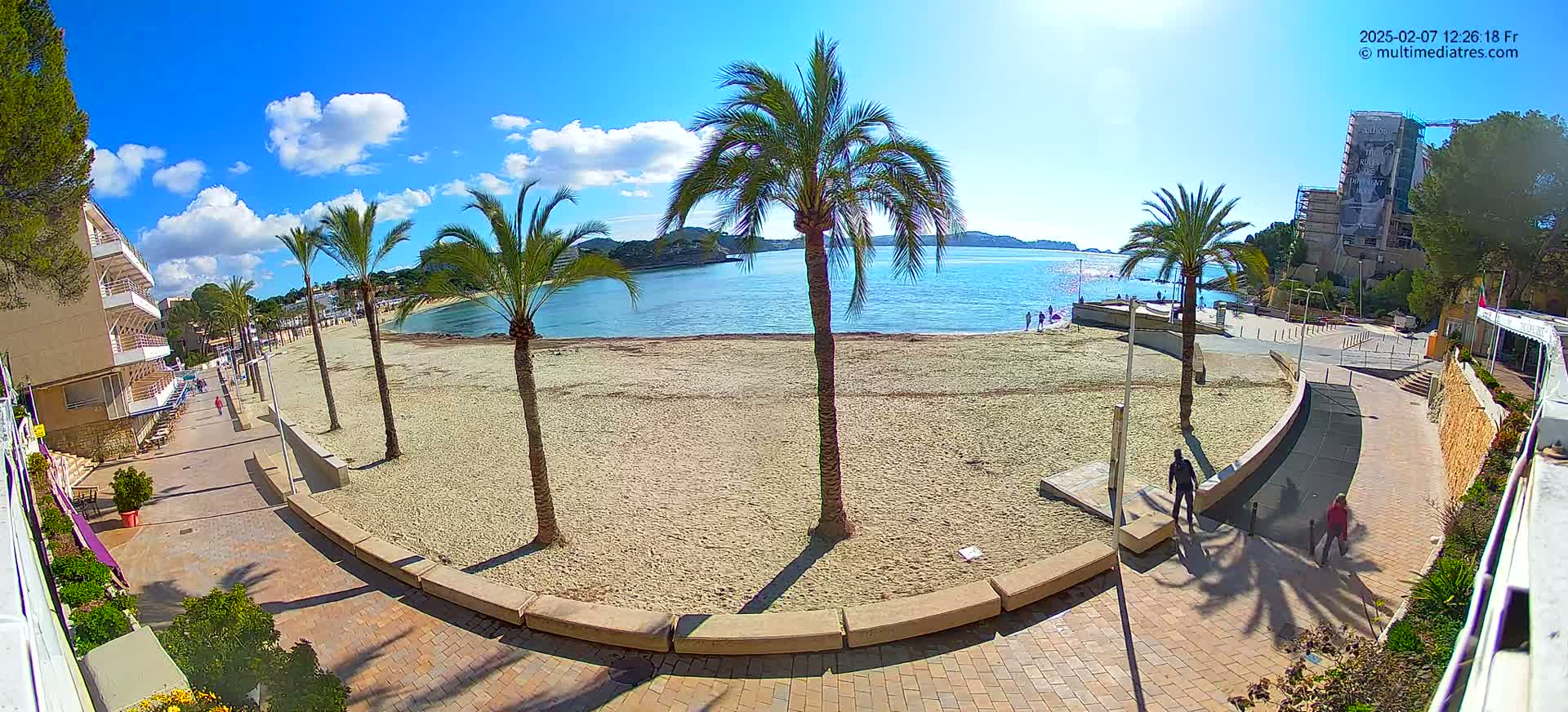 Mallorca, Peguera Palmira Beach by Rendezvous Garden Live Cam - Balearic Islands, Spain