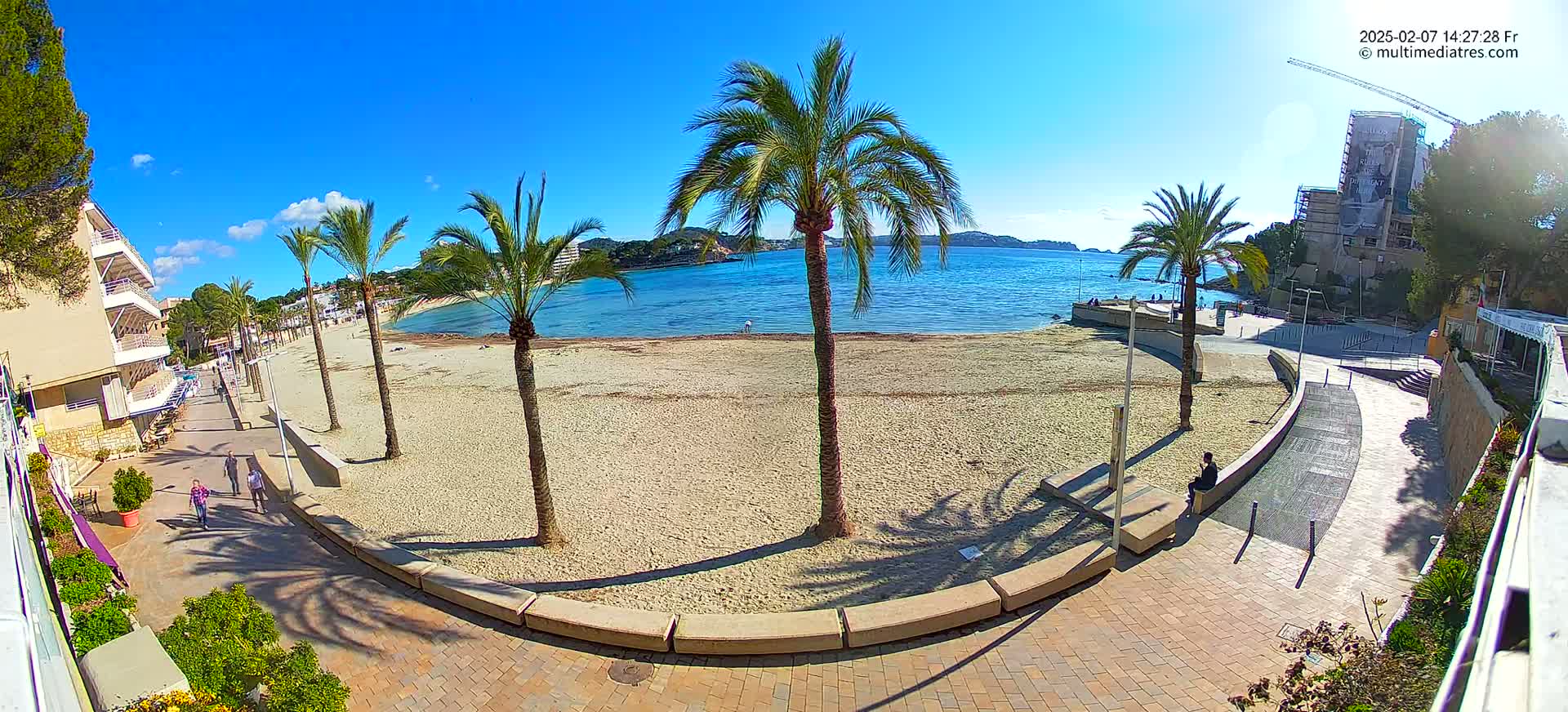 Mallorca, Peguera Palmira Beach by Rendezvous Garden Live Cam - Balearic Islands, Spain