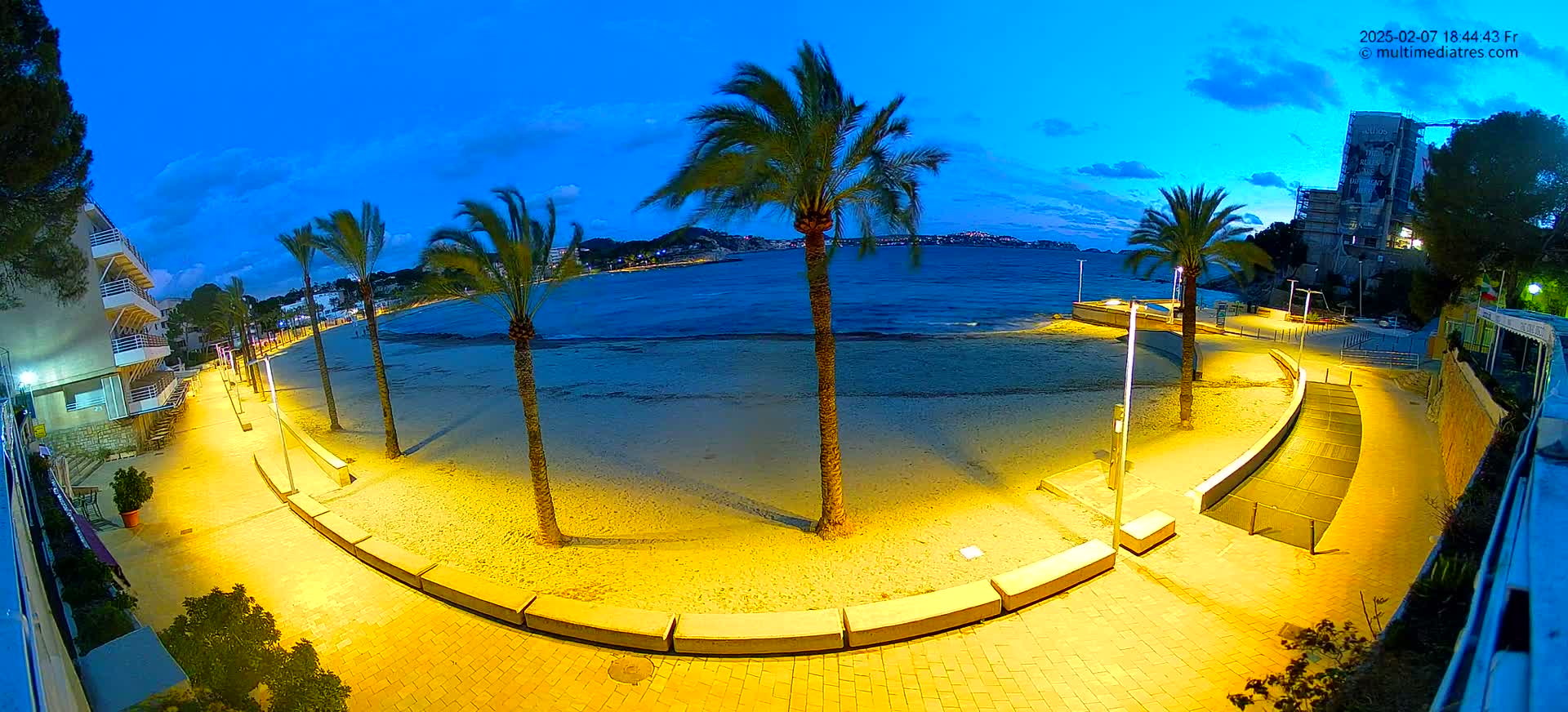 Mallorca, Peguera Palmira Beach by Rendezvous Garden Live Cam - Balearic Islands, Spain