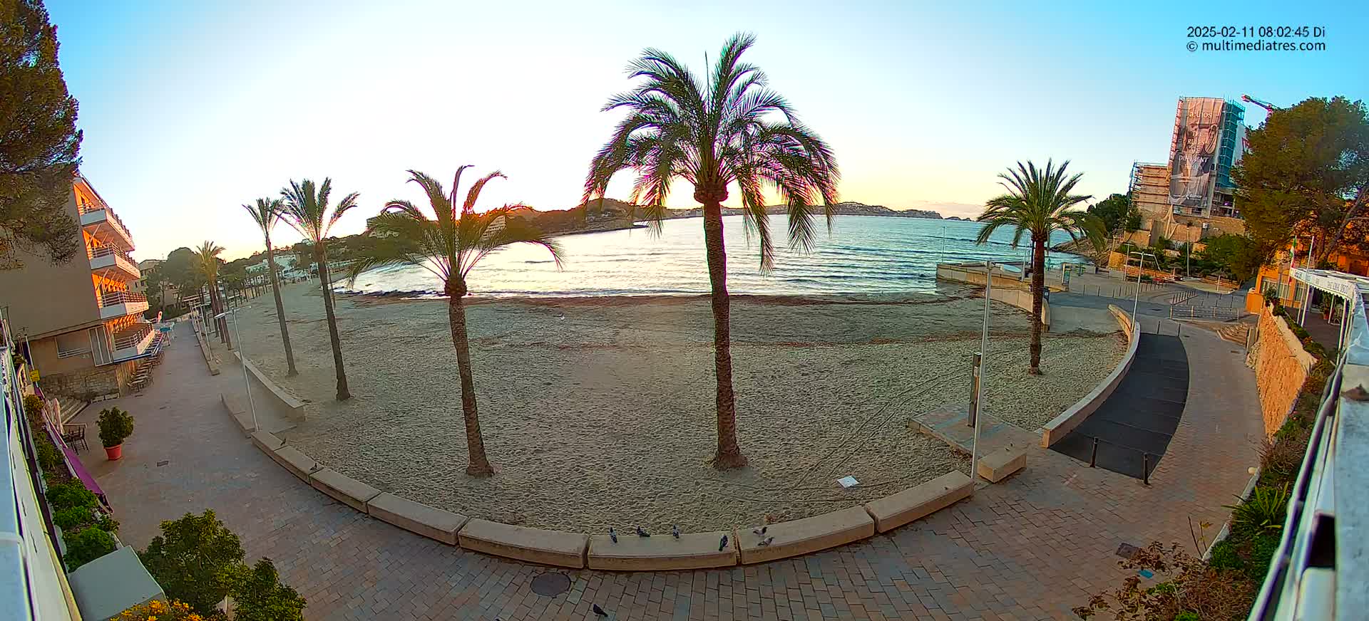 Mallorca, Peguera Palmira Beach by Rendezvous Garden Live Cam - Balearic Islands, Spain