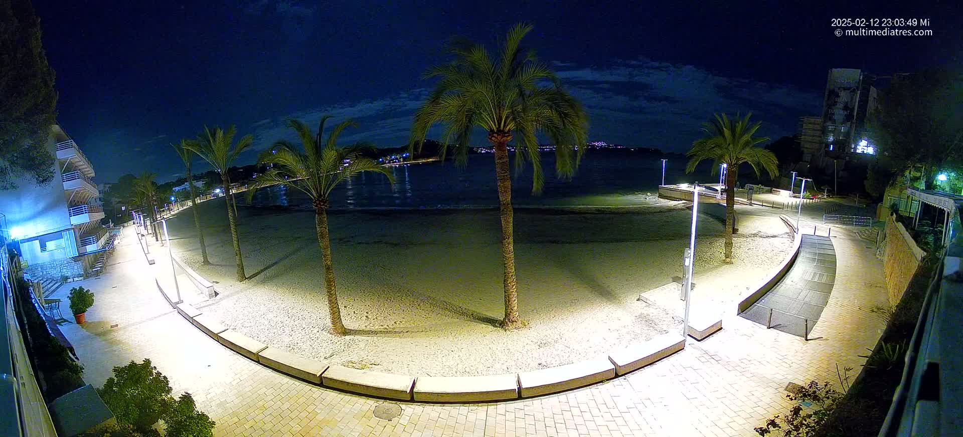 Mallorca, Peguera Palmira Beach by Rendezvous Garden Live Cam - Balearic Islands, Spain