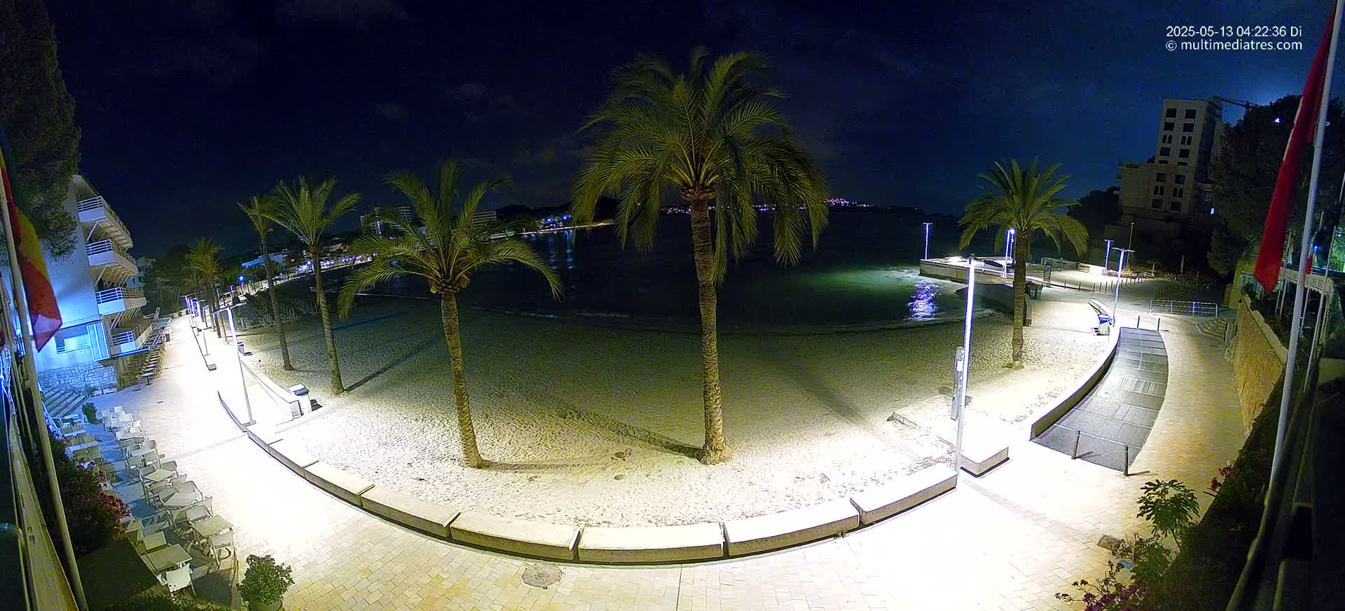 Mallorca, Peguera Palmira Beach by Rendezvous Garden Live Cam - Balearic Islands, Spain