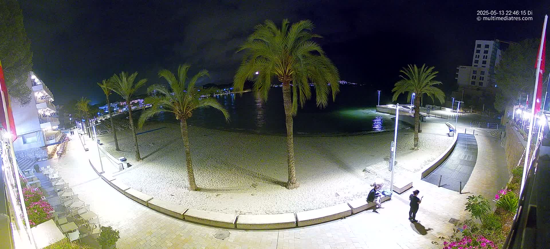 Mallorca, Peguera Palmira Beach by Rendezvous Garden Live Cam - Balearic Islands, Spain