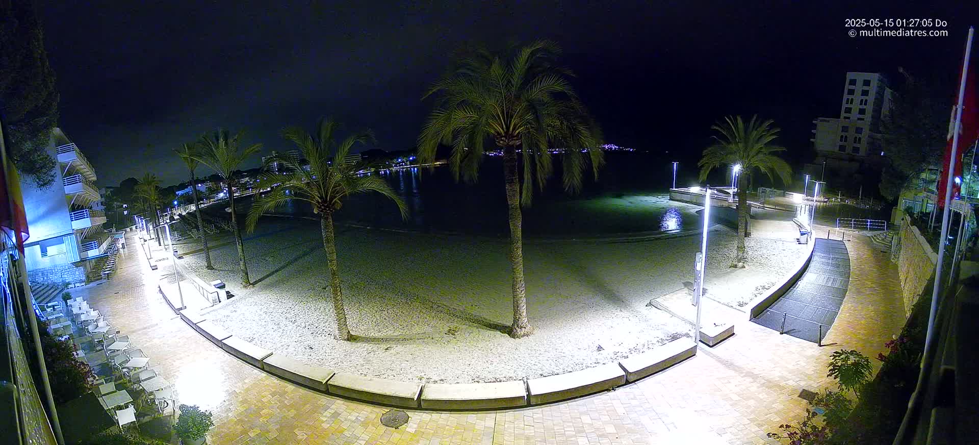 Mallorca, Peguera Palmira Beach by Rendezvous Garden Live Cam - Balearic Islands, Spain