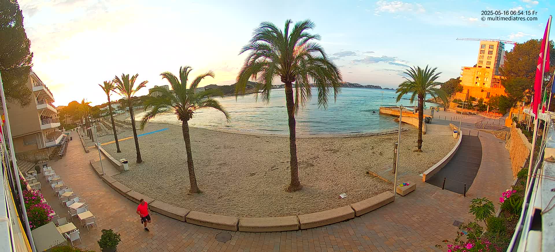 Mallorca, Peguera Palmira Beach by Rendezvous Garden Live Cam - Balearic Islands, Spain