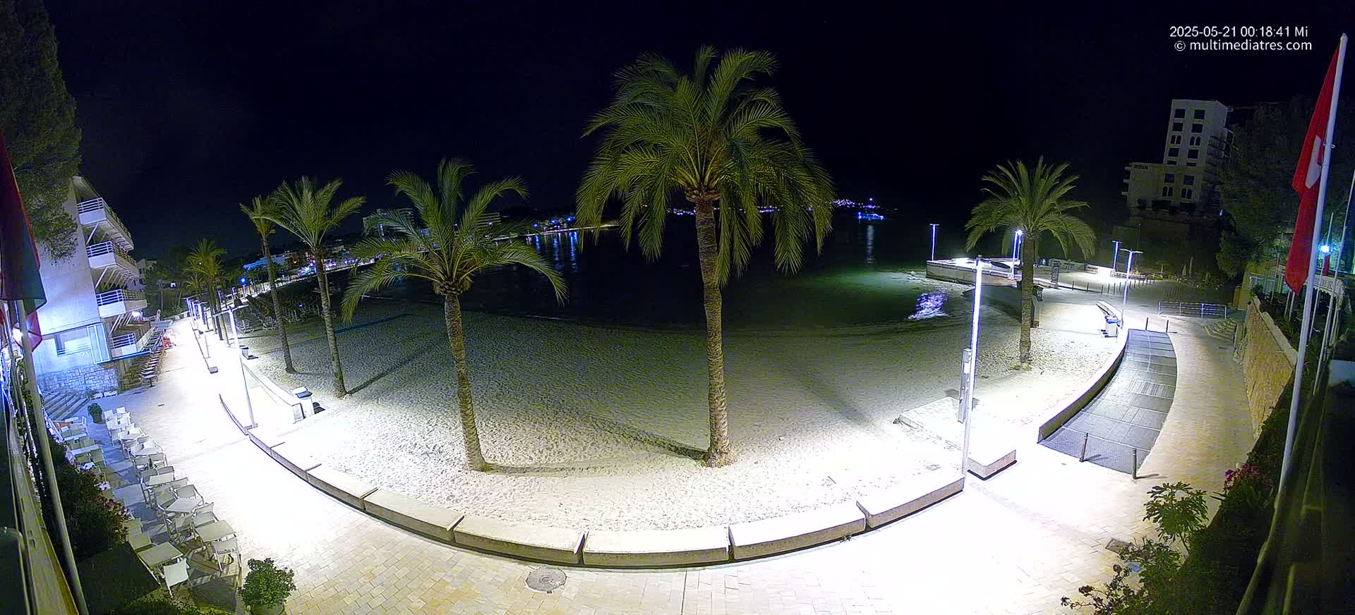 Mallorca, Peguera Palmira Beach by Rendezvous Garden Live Cam - Balearic Islands, Spain