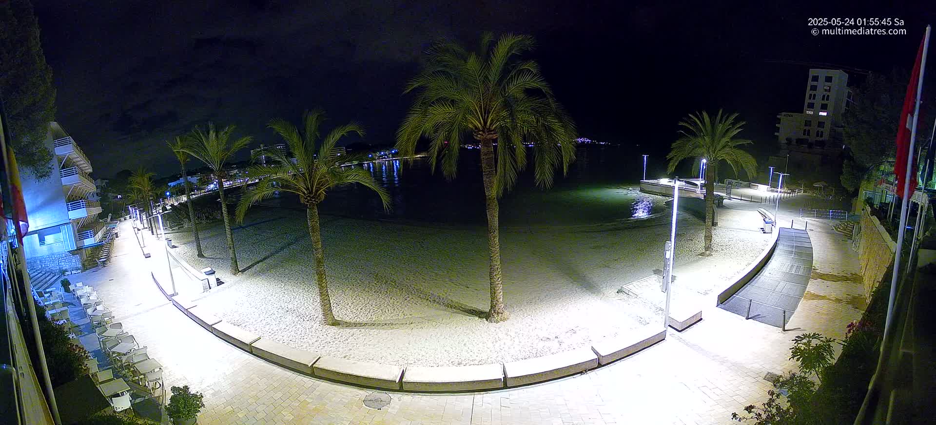 Mallorca, Peguera Palmira Beach by Rendezvous Garden Live Cam - Balearic Islands, Spain