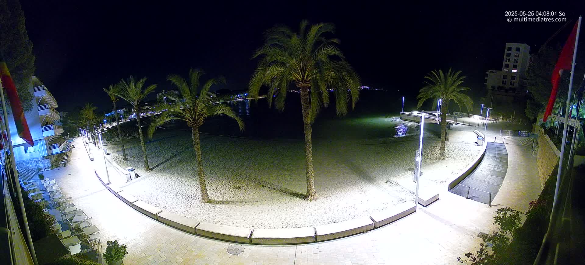 Mallorca, Peguera Palmira Beach by Rendezvous Garden Live Cam - Balearic Islands, Spain
