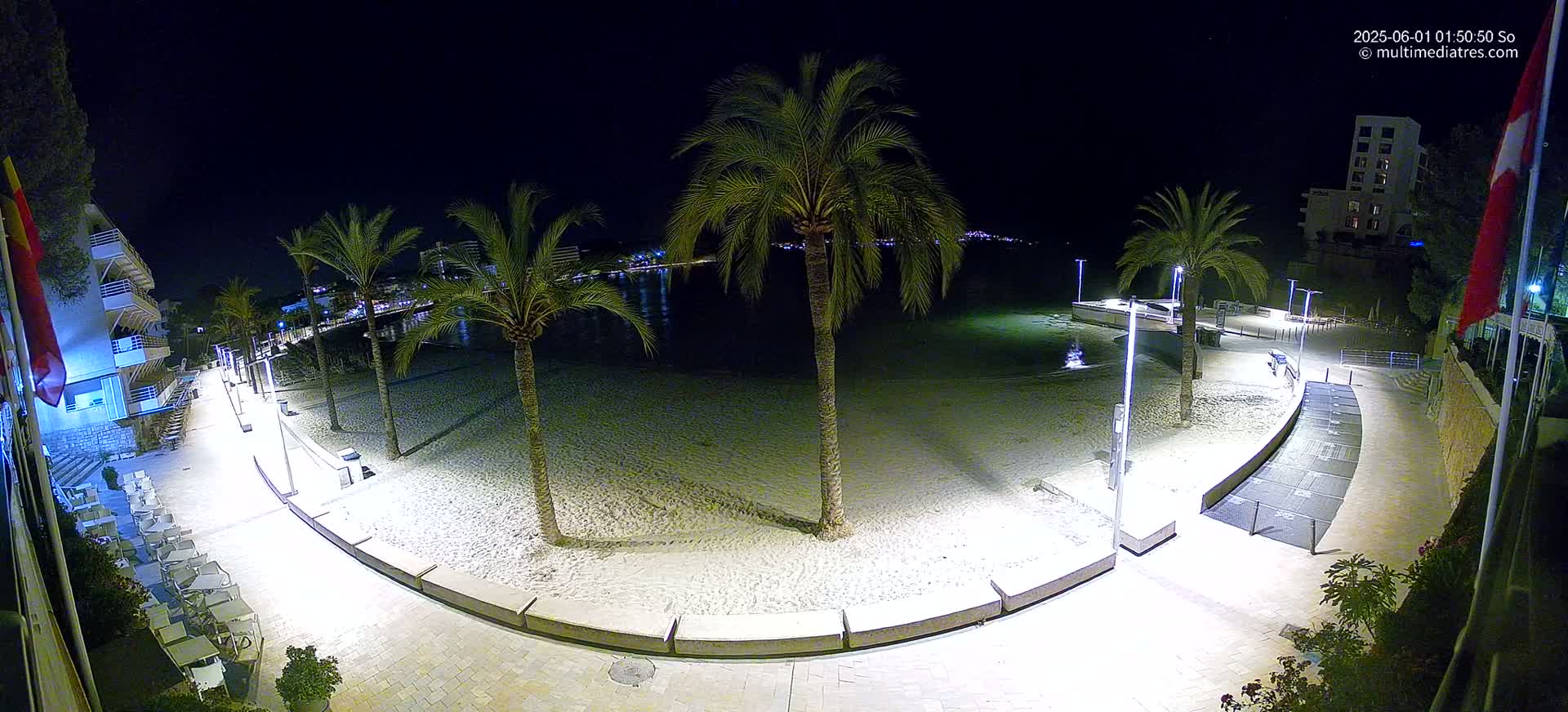 Mallorca, Peguera Palmira Beach by Rendezvous Garden Live Cam - Balearic Islands, Spain