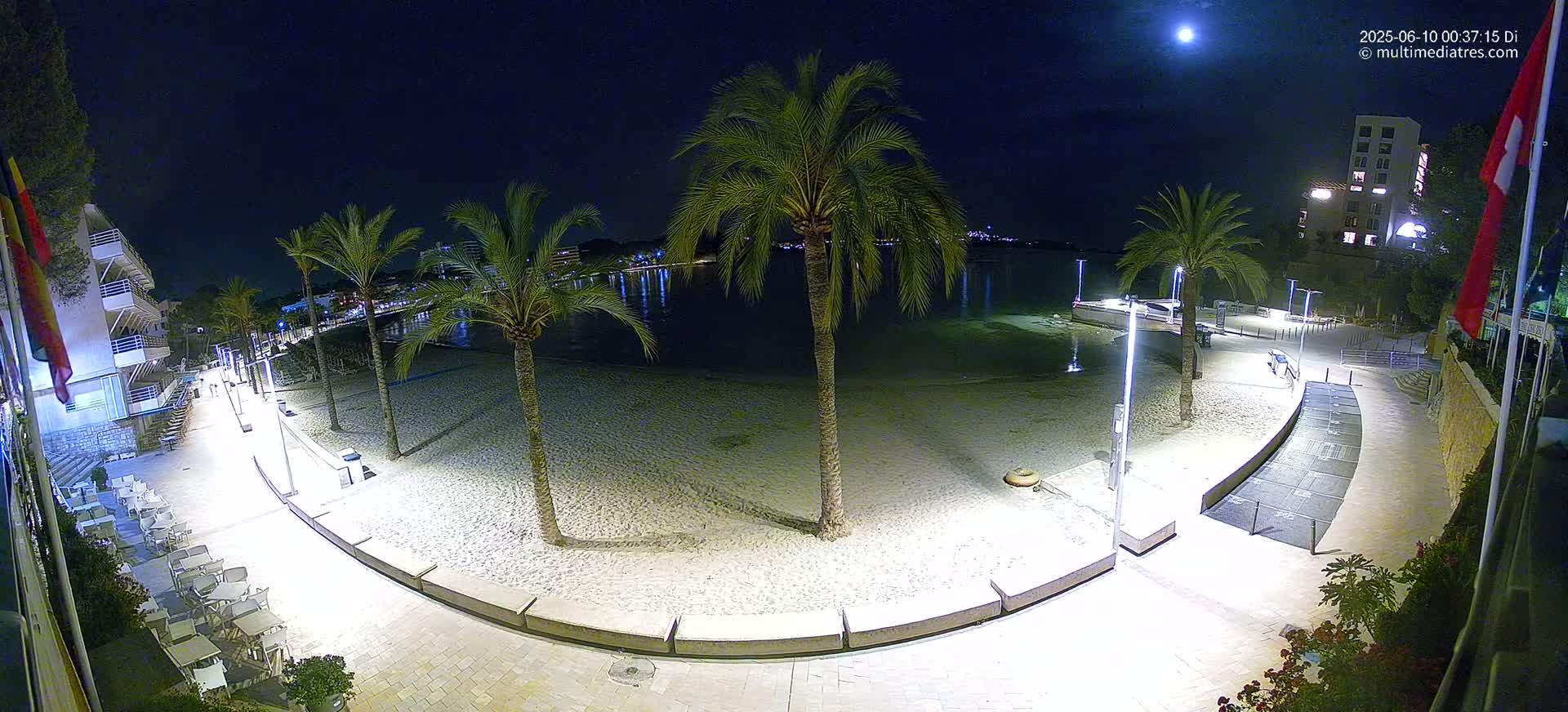 Mallorca, Peguera Palmira Beach by Rendezvous Garden Live Cam - Balearic Islands, Spain