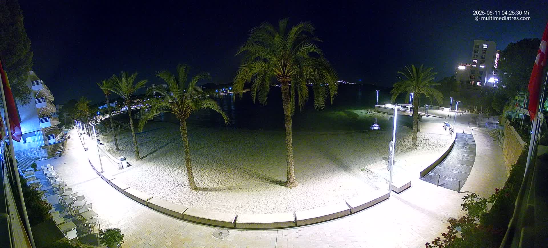 Mallorca, Peguera Palmira Beach by Rendezvous Garden Live Cam - Balearic Islands, Spain