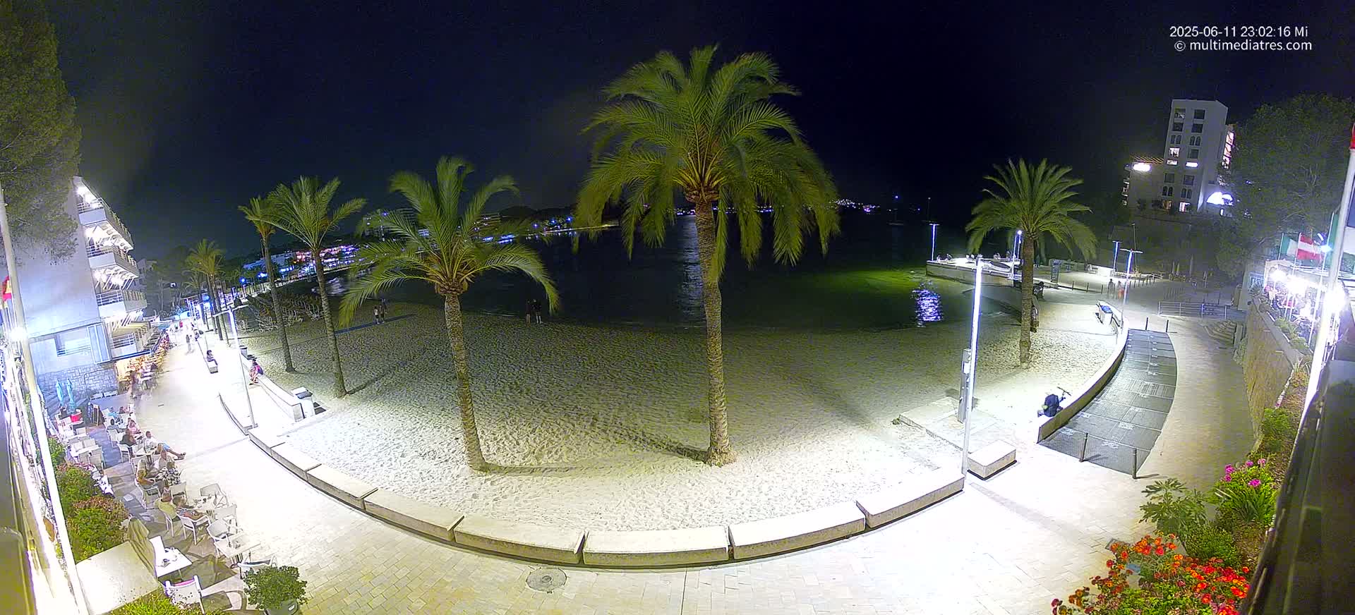 Mallorca, Peguera Palmira Beach by Rendezvous Garden Live Cam - Balearic Islands, Spain