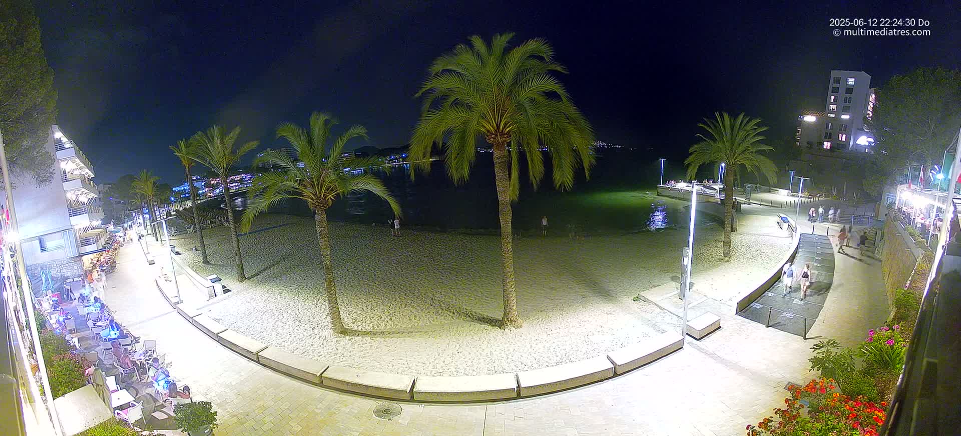 Mallorca, Peguera Palmira Beach by Rendezvous Garden Live Cam - Balearic Islands, Spain