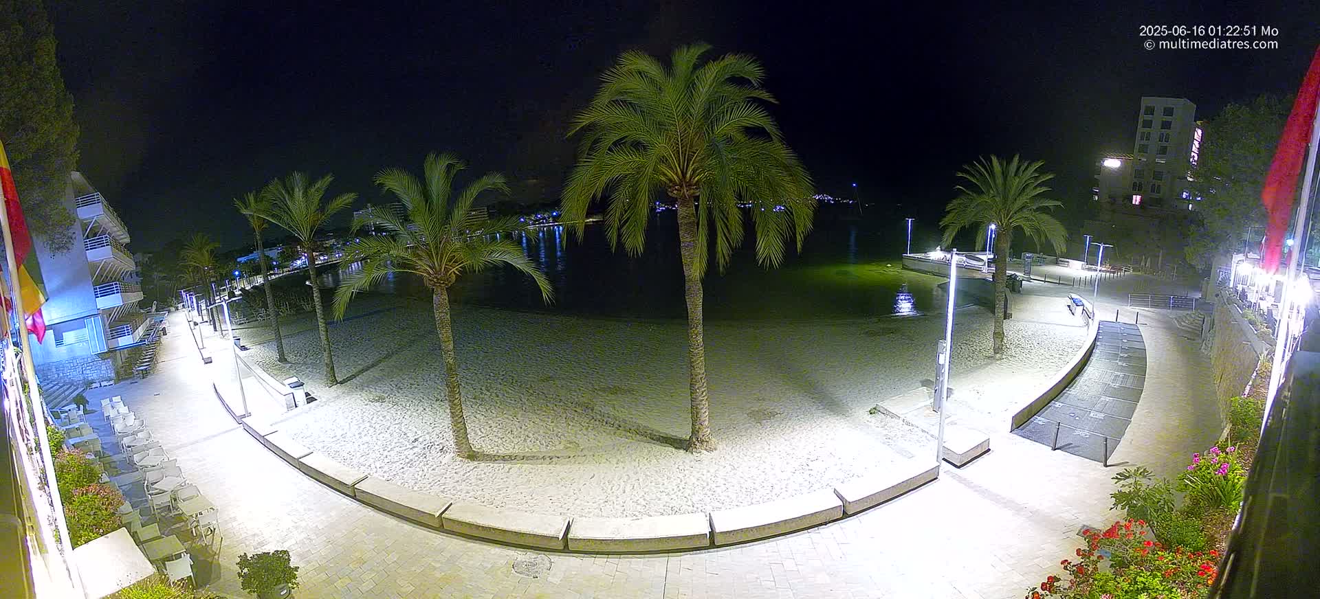 Mallorca, Peguera Palmira Beach by Rendezvous Garden Live Cam - Balearic Islands, Spain