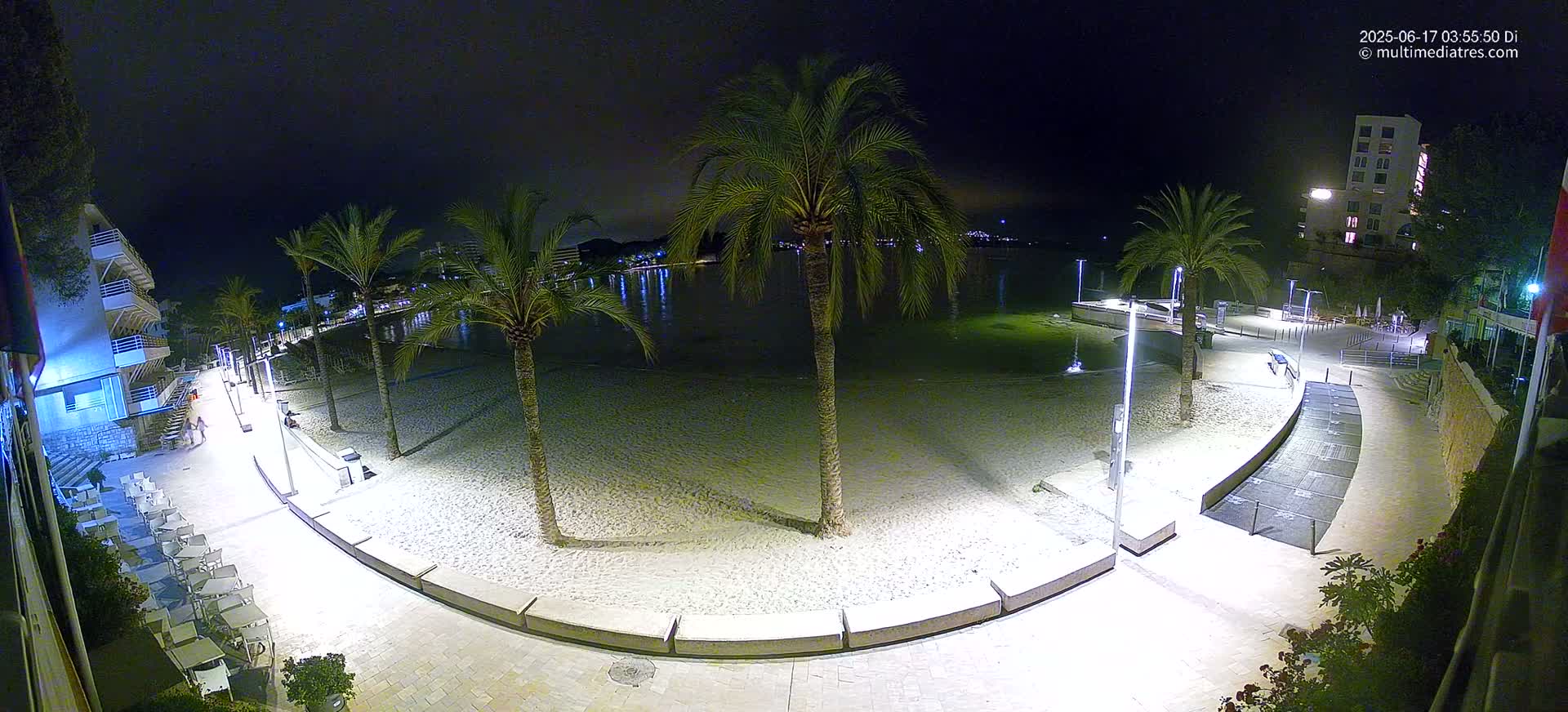 Mallorca, Peguera Palmira Beach by Rendezvous Garden Live Cam - Balearic Islands, Spain