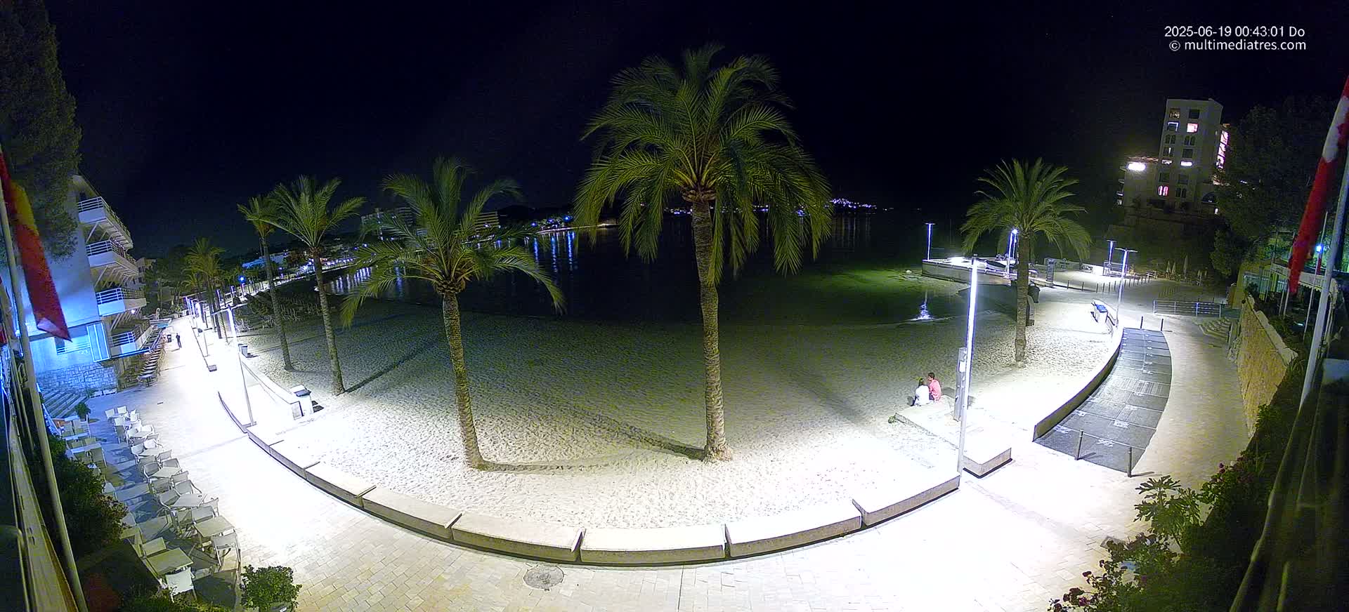 Mallorca, Peguera Palmira Beach by Rendezvous Garden Live Cam - Balearic Islands, Spain