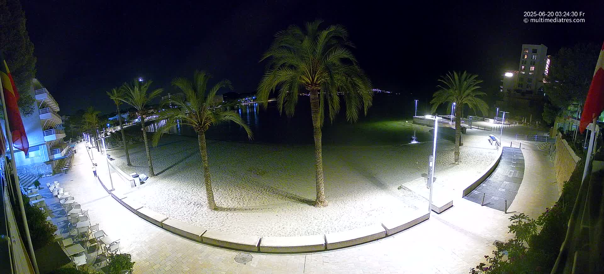 Mallorca, Peguera Palmira Beach by Rendezvous Garden Live Cam - Balearic Islands, Spain