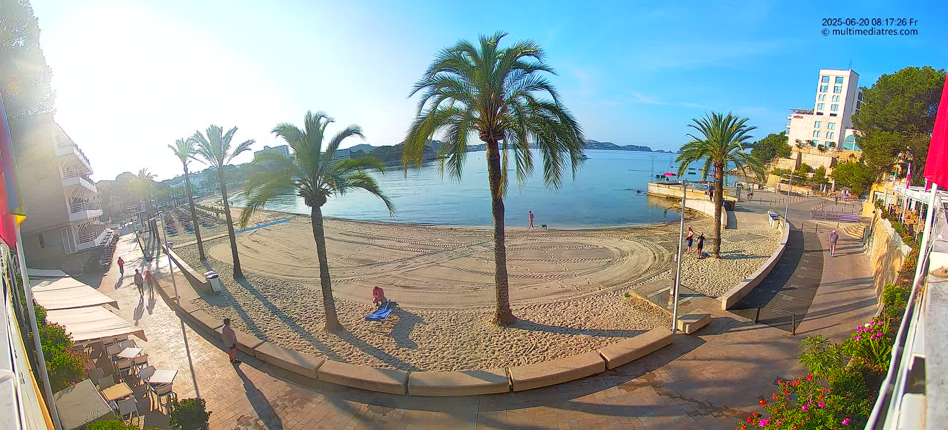 Mallorca, Peguera Palmira Beach by Rendezvous Garden Live Cam - Balearic Islands, Spain