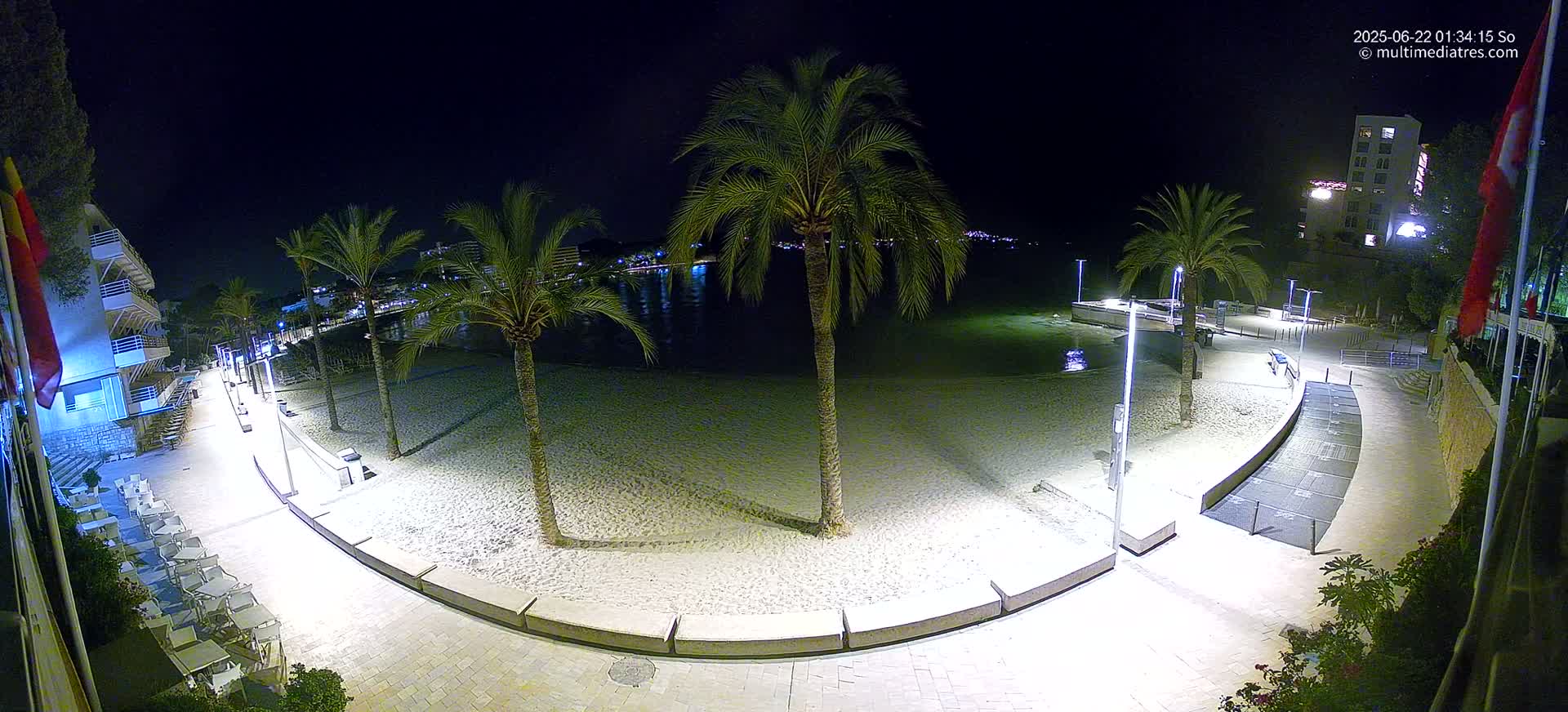 Mallorca, Peguera Palmira Beach by Rendezvous Garden Live Cam - Balearic Islands, Spain