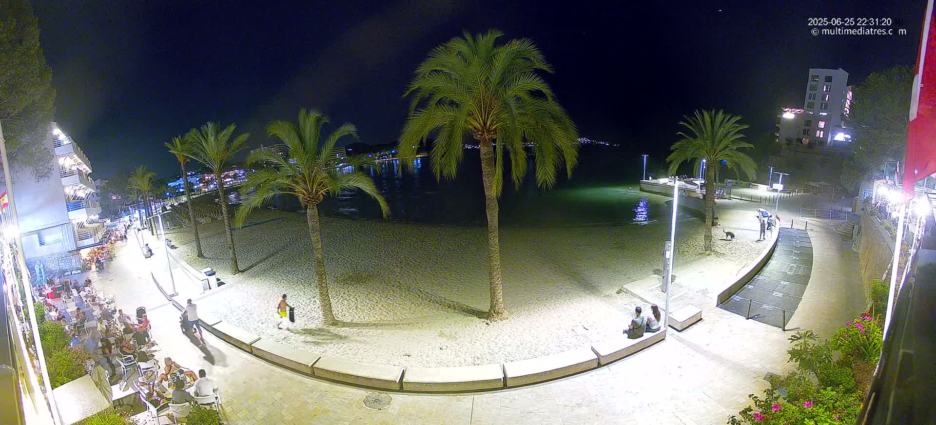 Mallorca, Peguera Palmira Beach by Rendezvous Garden Live Cam - Balearic Islands, Spain
