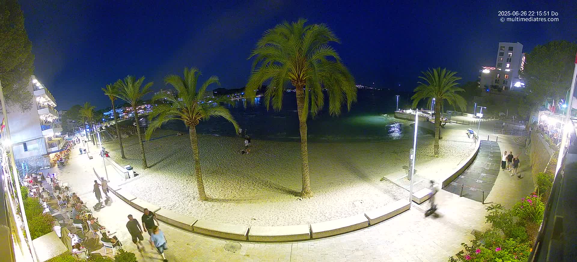 Mallorca, Peguera Palmira Beach by Rendezvous Garden Live Cam - Balearic Islands, Spain