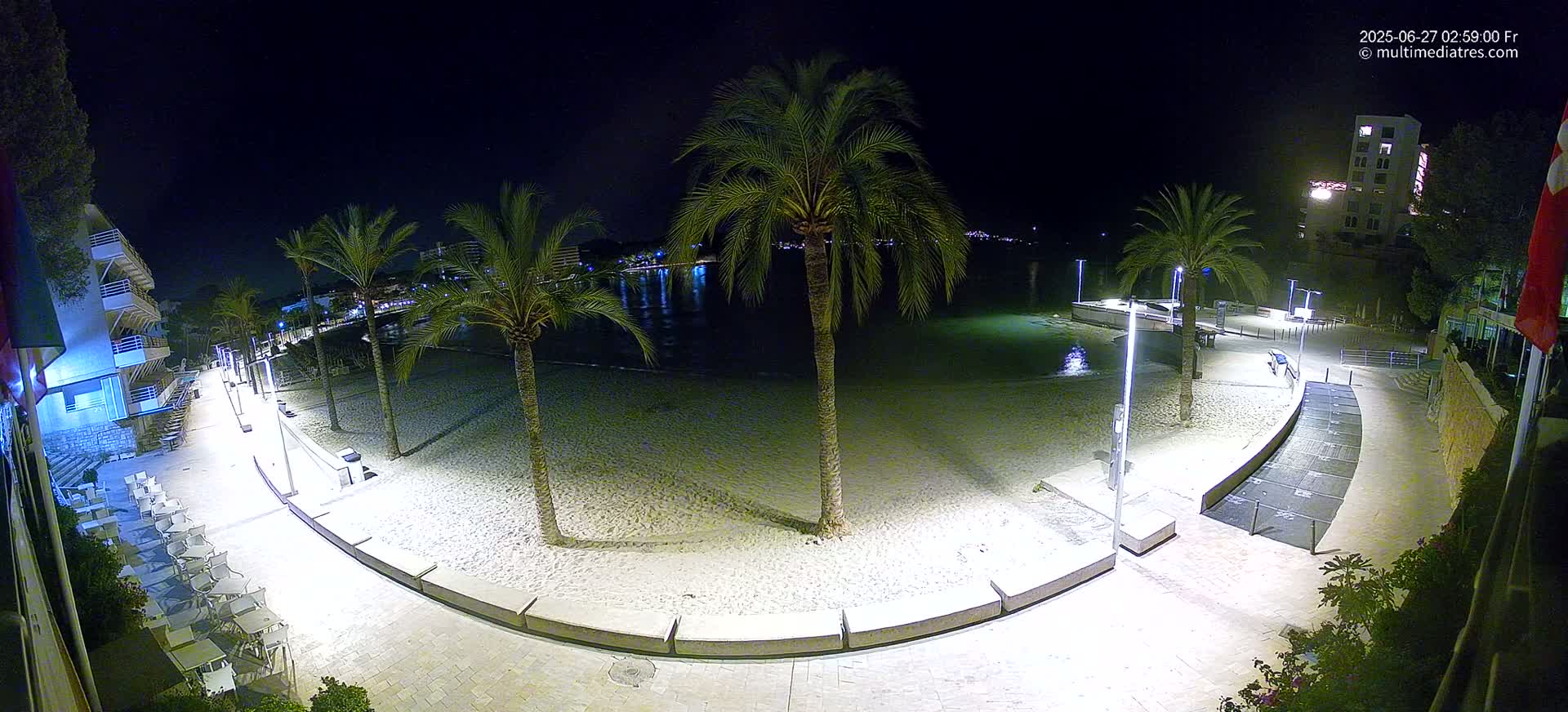 Mallorca, Peguera Palmira Beach by Rendezvous Garden Live Cam - Balearic Islands, Spain