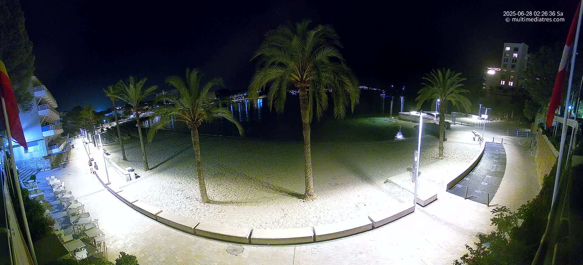Mallorca, Peguera Palmira Beach by Rendezvous Garden Live Cam - Balearic Islands, Spain