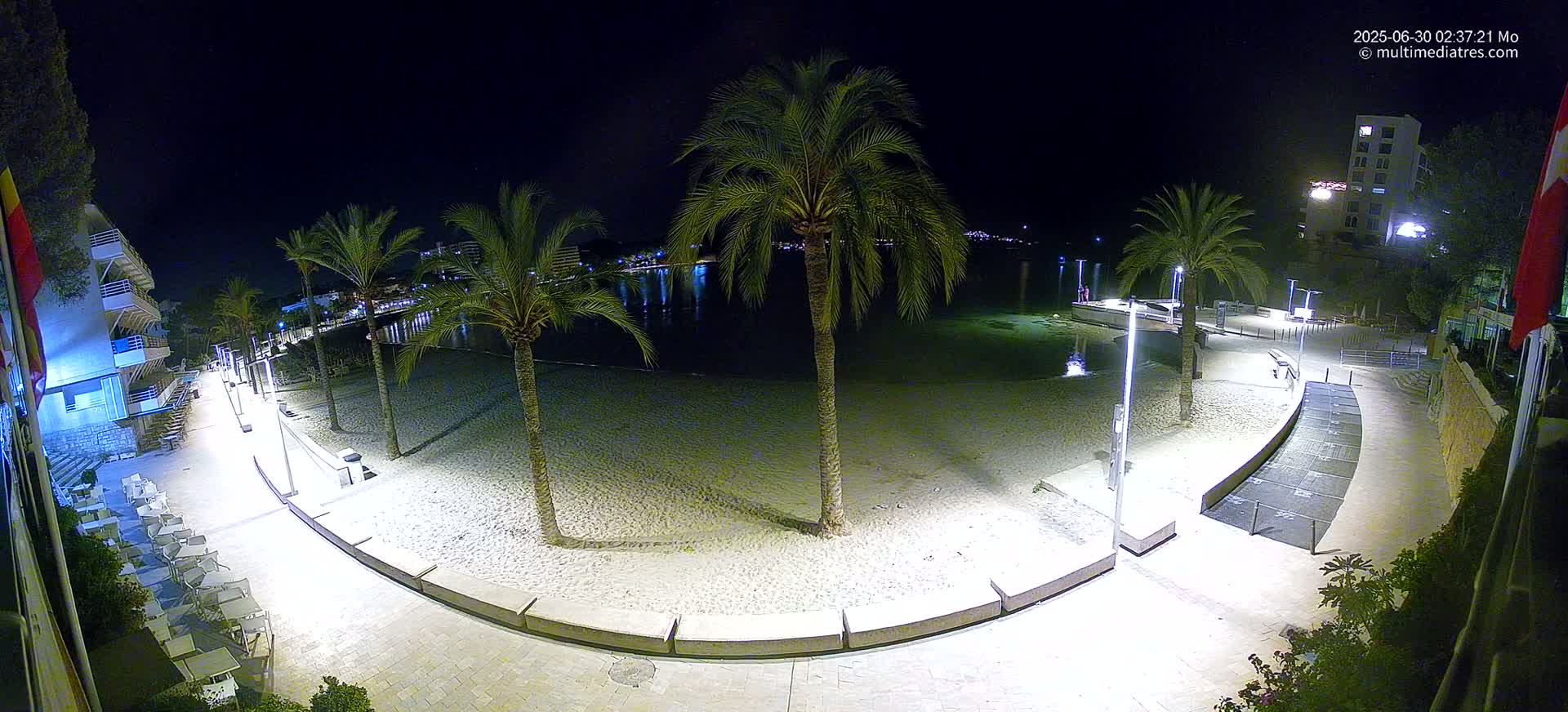 Mallorca, Peguera Palmira Beach by Rendezvous Garden Live Cam - Balearic Islands, Spain