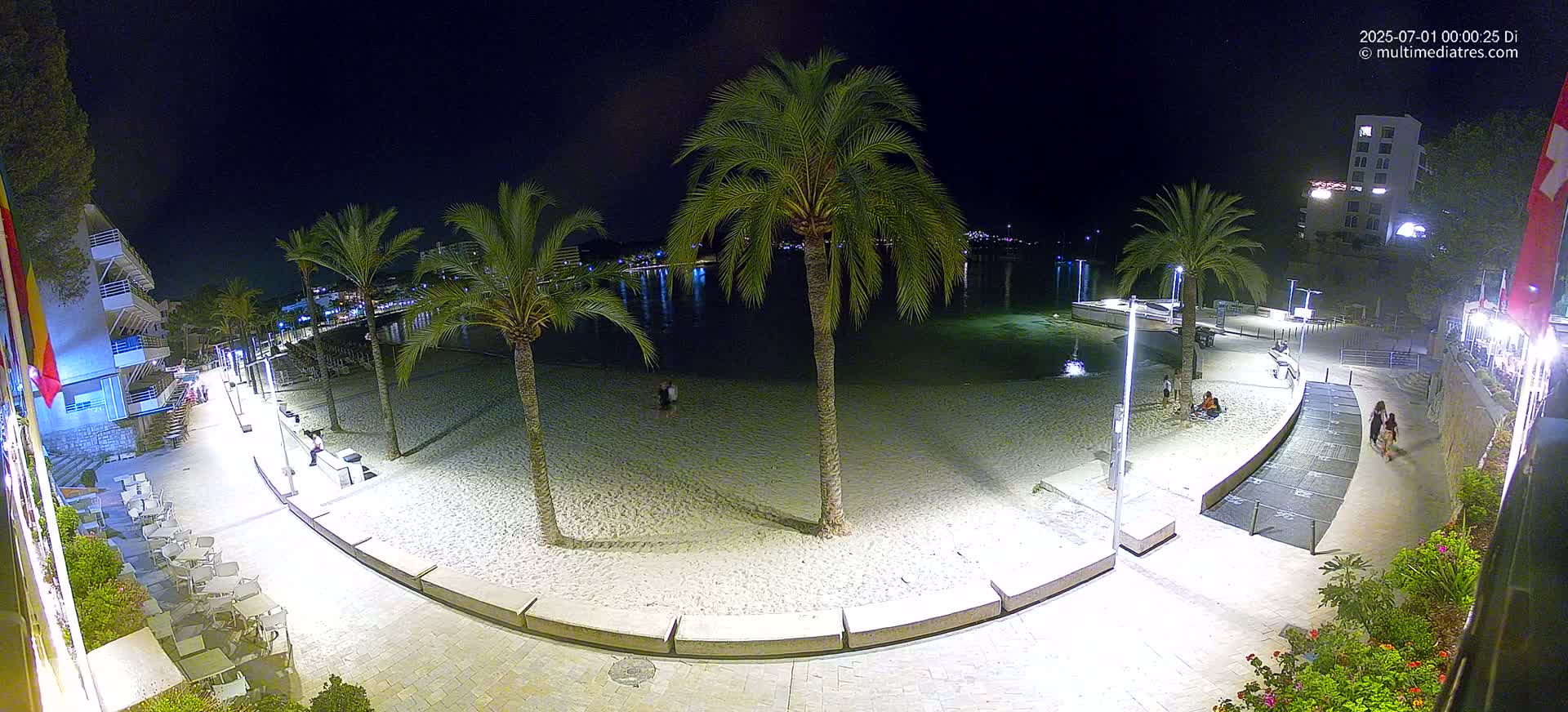 Mallorca, Peguera Palmira Beach by Rendezvous Garden Live Cam - Balearic Islands, Spain