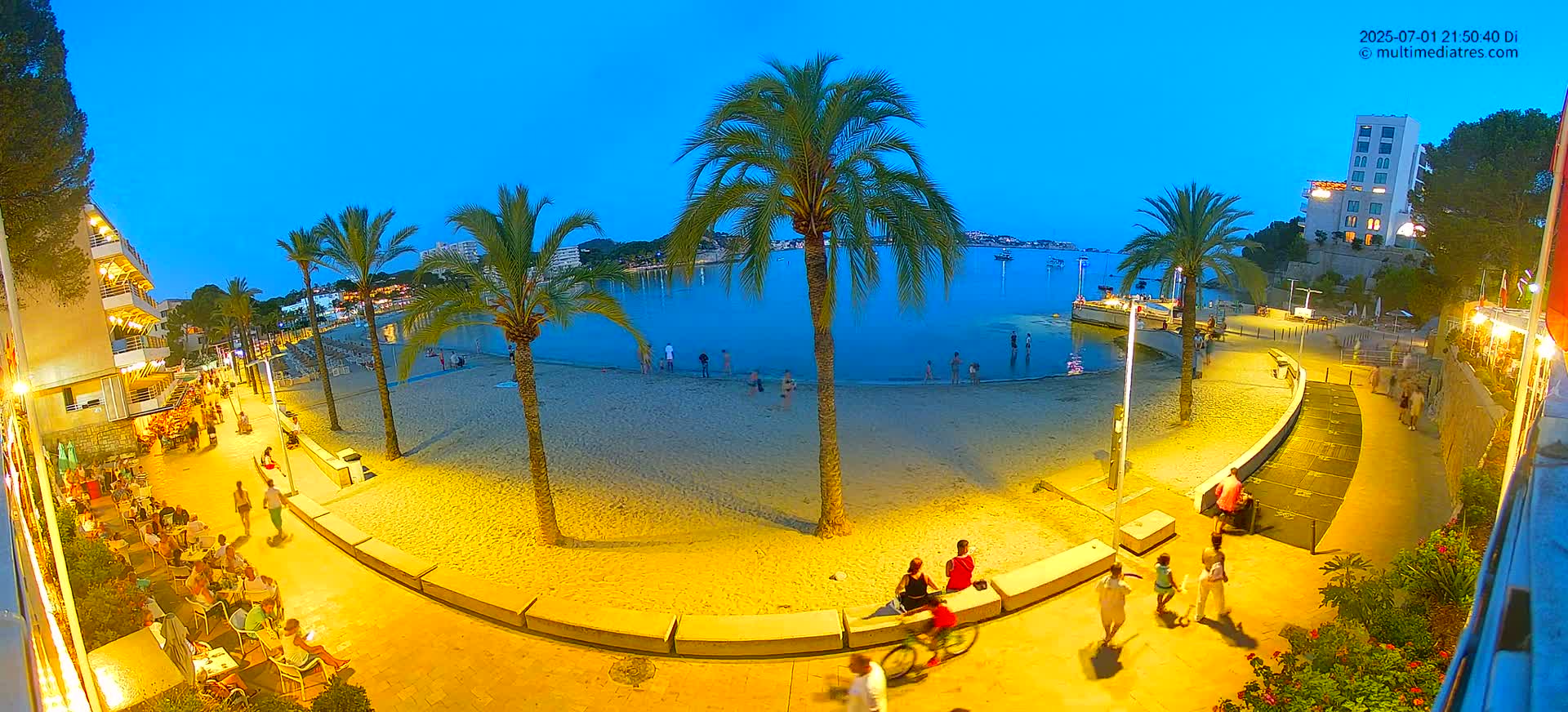Mallorca, Peguera Palmira Beach by Rendezvous Garden Live Cam - Balearic Islands, Spain