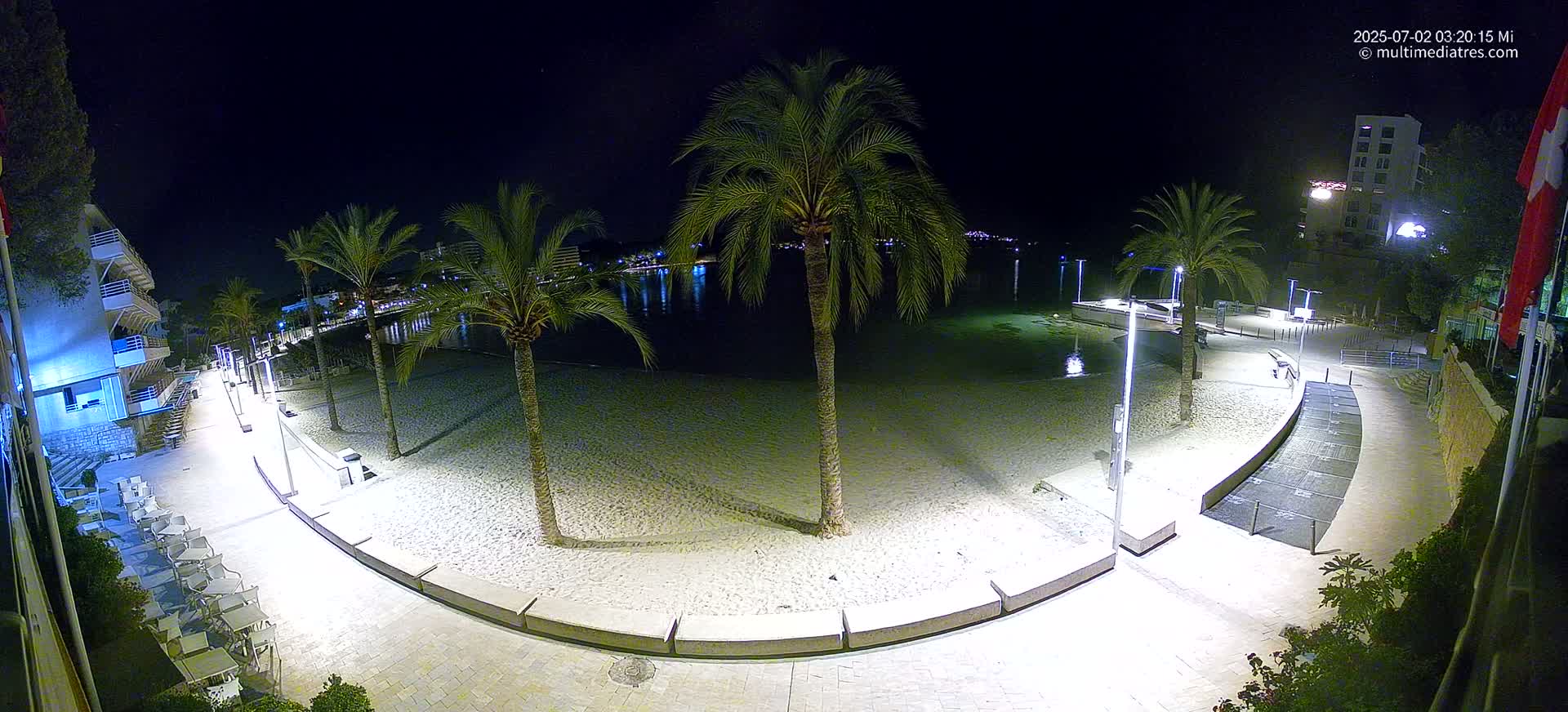 Mallorca, Peguera Palmira Beach by Rendezvous Garden Live Cam - Balearic Islands, Spain