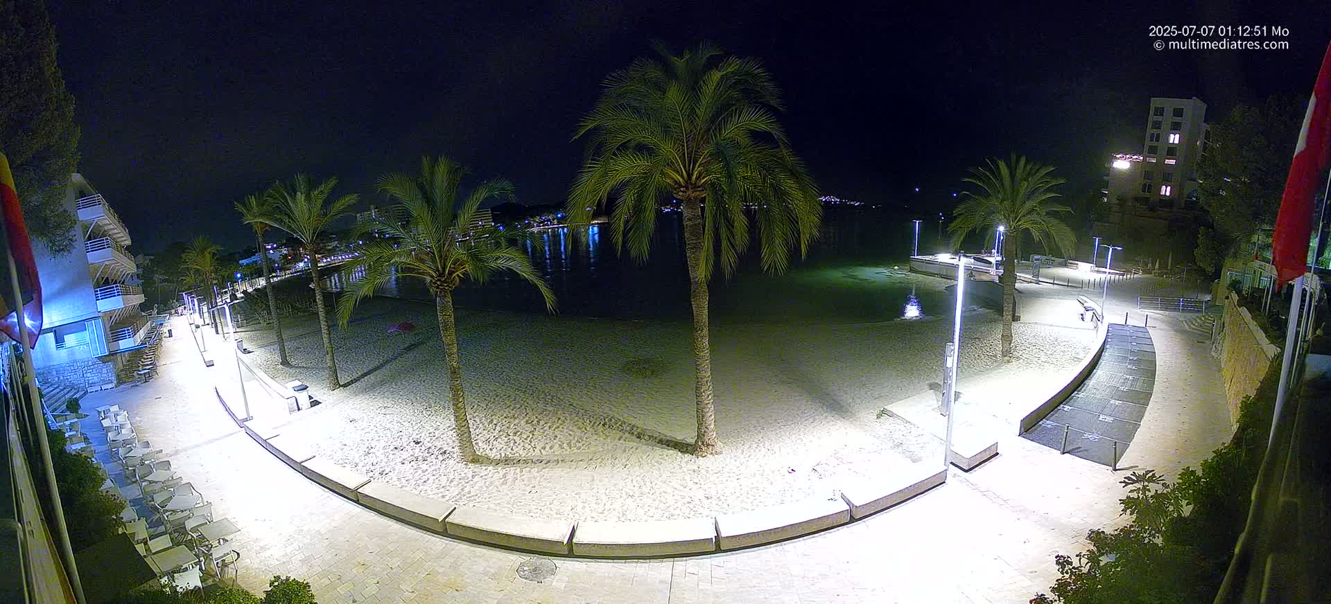Mallorca, Peguera Palmira Beach by Rendezvous Garden Live Cam - Balearic Islands, Spain