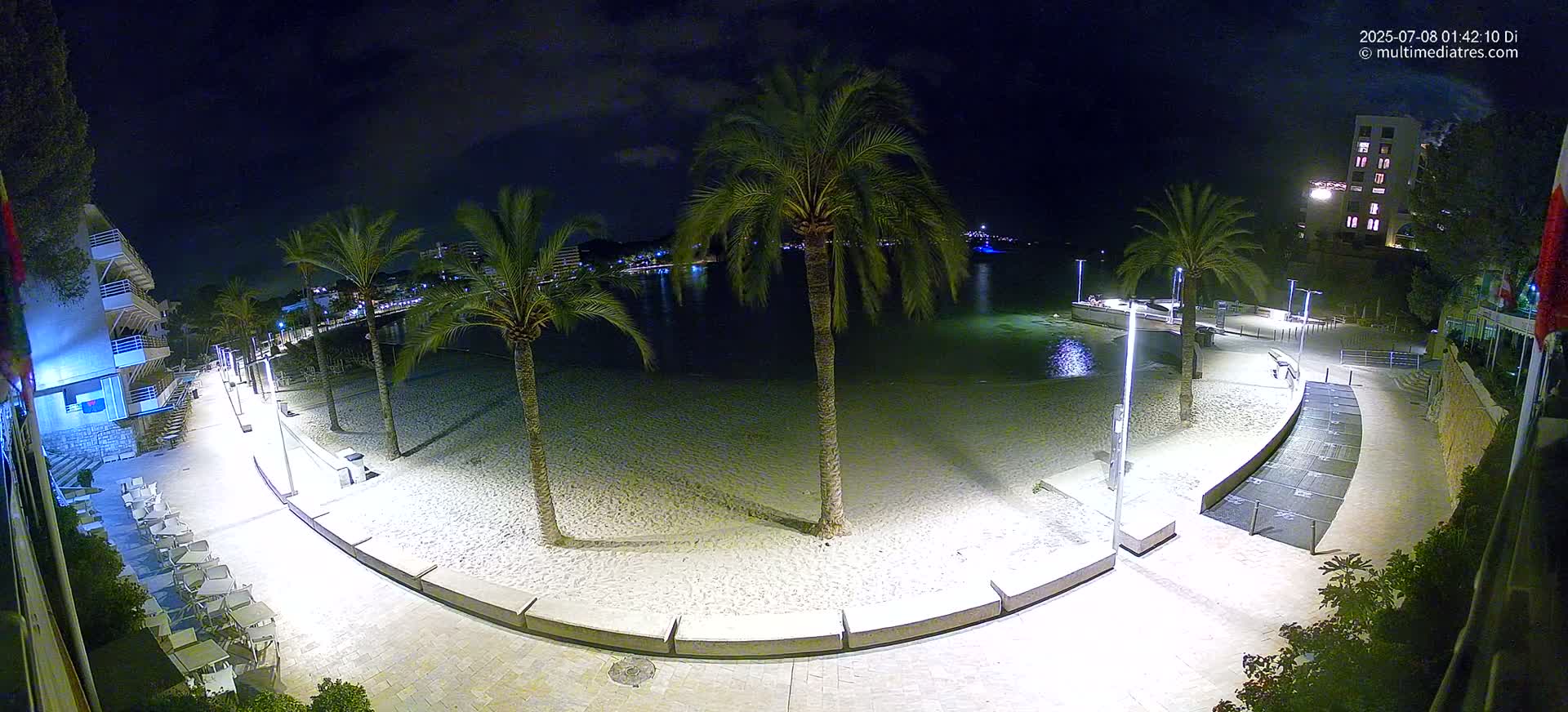Mallorca, Peguera Palmira Beach by Rendezvous Garden Live Cam - Balearic Islands, Spain