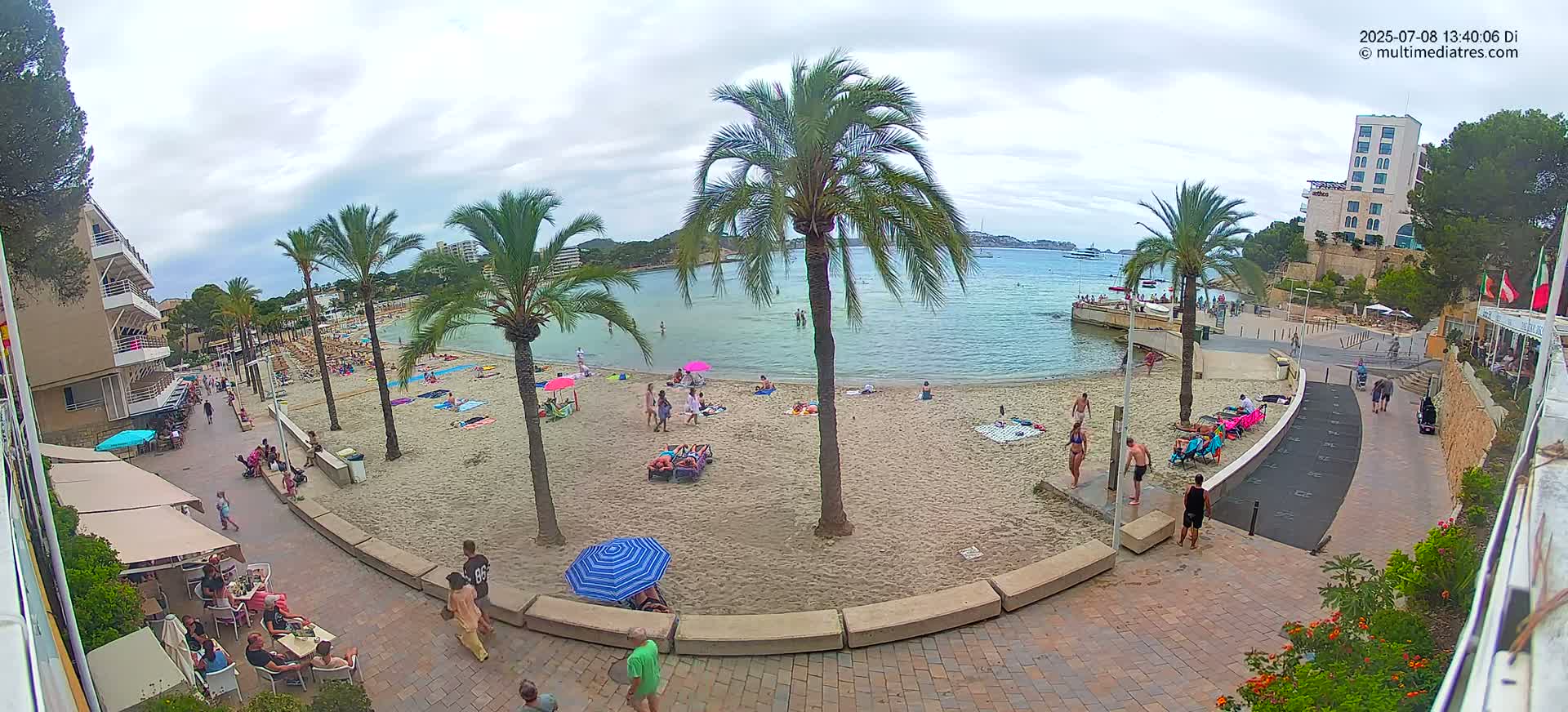 Mallorca, Peguera Palmira Beach by Rendezvous Garden Live Cam - Balearic Islands, Spain