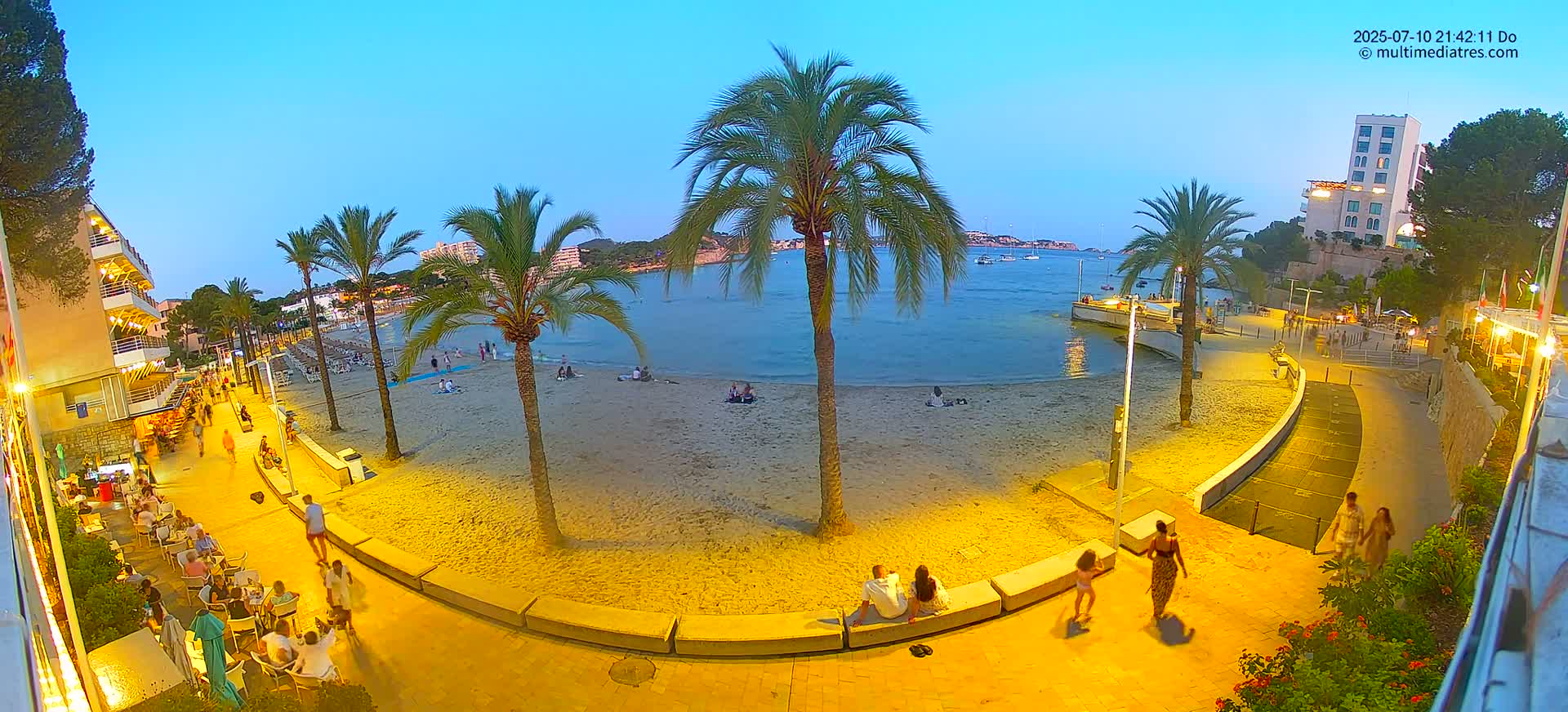 Mallorca, Peguera Palmira Beach by Rendezvous Garden Live Cam - Balearic Islands, Spain