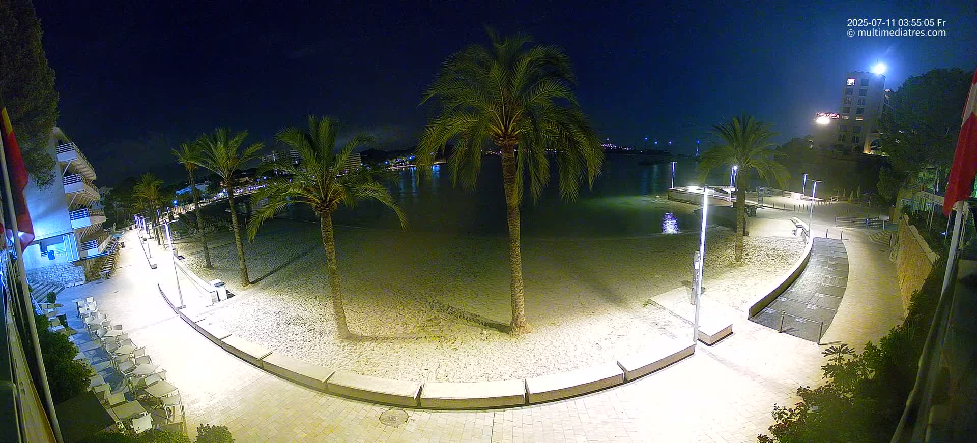 Mallorca, Peguera Palmira Beach by Rendezvous Garden Live Cam - Balearic Islands, Spain