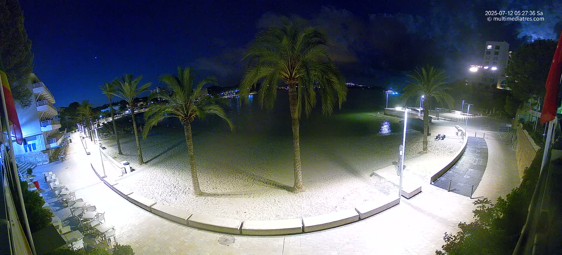 Mallorca, Peguera Palmira Beach by Rendezvous Garden Live Cam - Balearic Islands, Spain